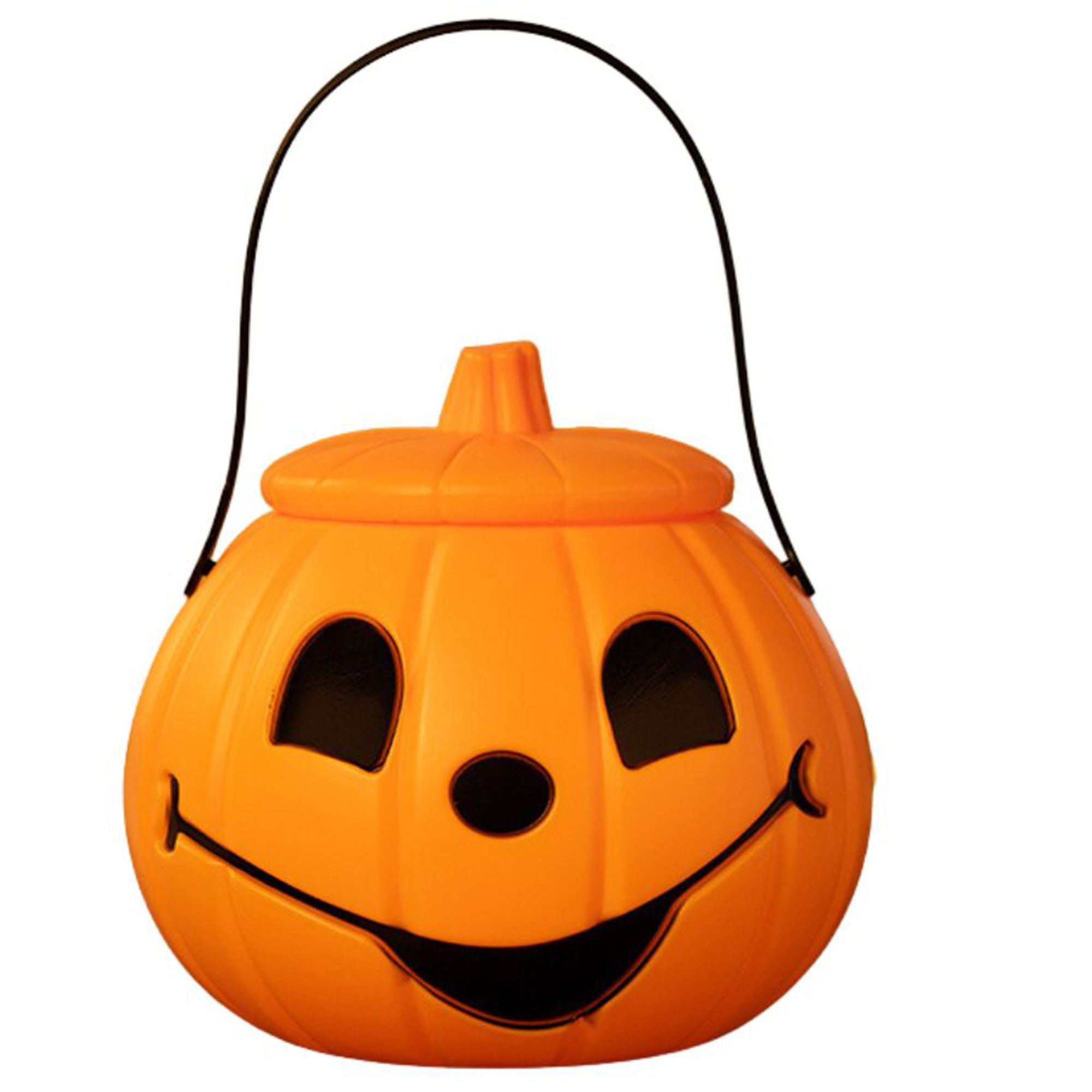 Halloween Pumpkin Candy Jar With Lid,Spooky Candy Bowl Food Container