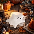thumbnail image 1 of Halloween Pumpkin Candy Tray, Solid Wood Snack Serving Dish For Thanksgiving Party Treats Fruits Cookies And Holiday Autumn Table Decorations, 1 of 6