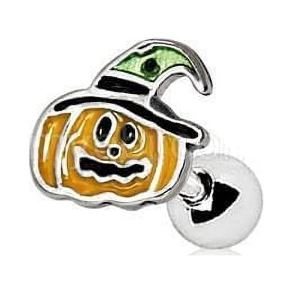 Halloween Pumpkin Cartilage Earring