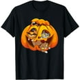 thumbnail image 1 of Halloween Pumpkin Cat Jack Or Lantern Halloween Costume Gift T-Shirt, 1 of 4