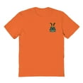 thumbnail image 1 of Halloween Pumpkin Cauldrin Graphic Orange Men's Cotton T-Shirt, 1 of 1