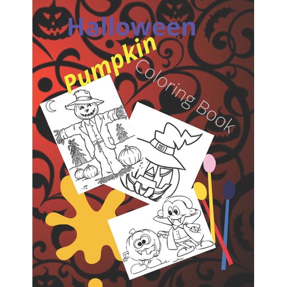 Halloween Pumpkin Coloring Book: This book is perfect coloring for kids (Paperback)