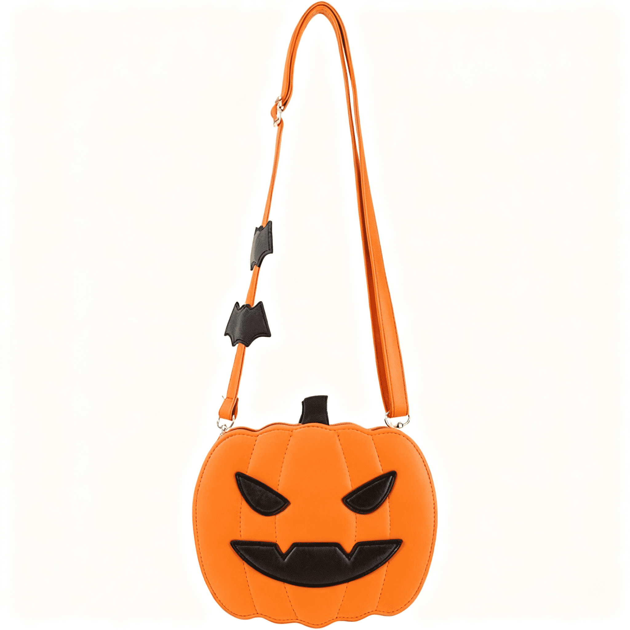 Halloween Pumpkin Crossbody Bag PU Leather Shoulder Purse for Women