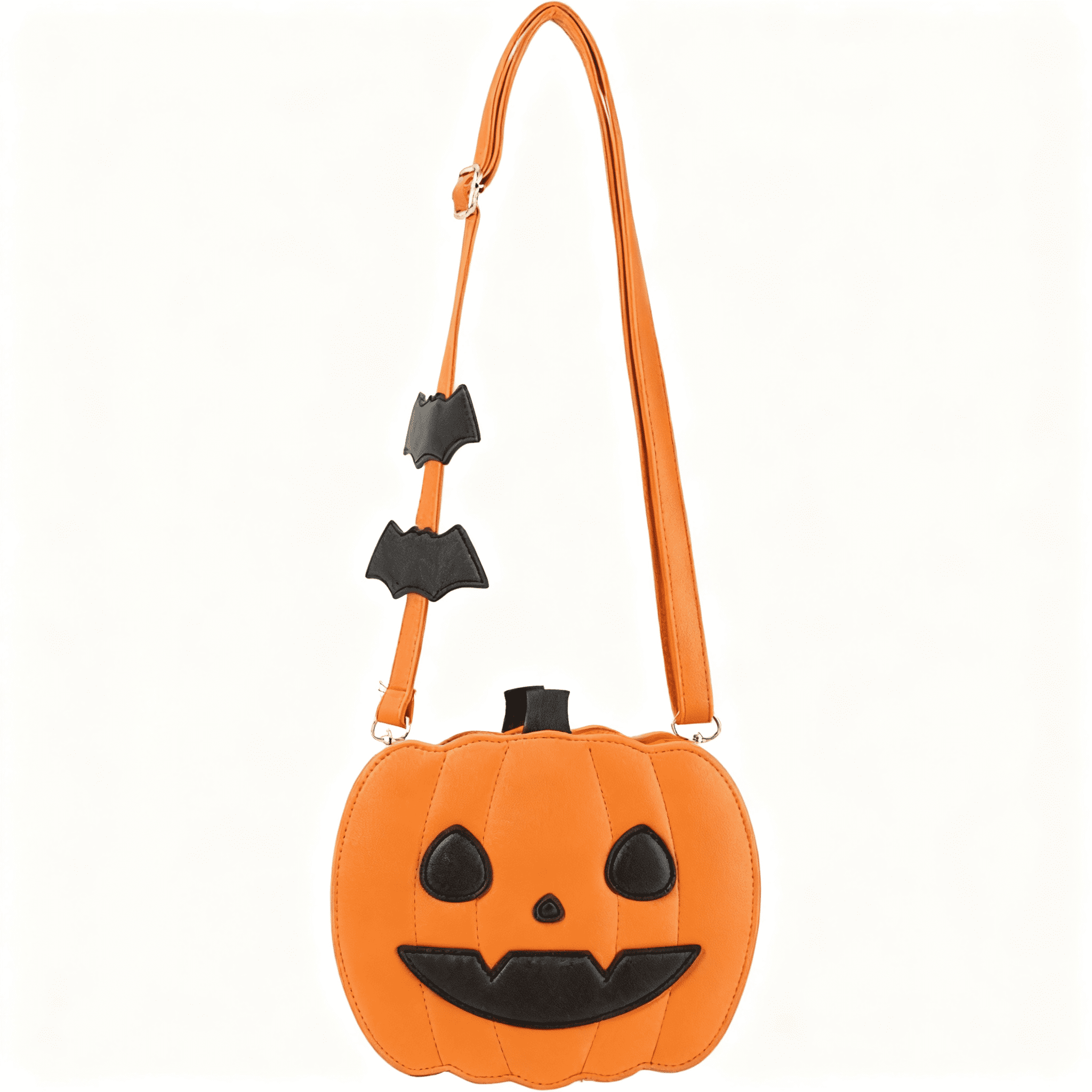Halloween Pumpkin Crossbody Bag PU Leather Shoulder Purse for Women