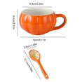 thumbnail image 1 of Halloween Pumpkin Cup Cute Ceramic Pumpkin Mug Funny Ceramic Coffee Mug Pumpkin Tea Cups Cereal Bowl Candy Cookie Jar Autumn (Pumpkin Cups  Pump), 1 of 7