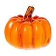 thumbnail image 1 of Halloween Pumpkin Decor Halloween Pumpkin Decorative Candy Dish Orange Translucent Fall Pumpkin Decoration for Home Halloween Table Centerpiece 1 Pack, 1 of 4