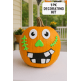 thumbnail image 1 of Halloween Pumpkin Decorating Kit – Funny Face Stickers, 1 Pack, 1 of 4