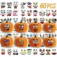 thumbnail image 1 of Halloween Pumpkin Decorating Stickers, Mini Make 60 Small Pumpkin Face Stickers, for Halloween Kids Toddlers Party Favors Halloween Treats Stickers Gifts 30 Sheets, 1 of 7