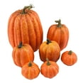 thumbnail image 1 of Halloween Pumpkin Decorations Halloween Decorative Pumpkin Model - Realistic Looking Simulation Ornament Good for Party Decorations Display Props Spooky Season Piece 7Pcs, 1 of 6