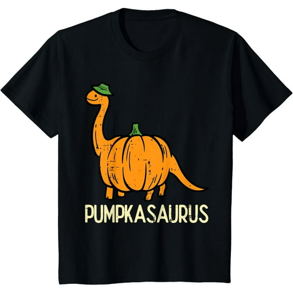 Halloween Pumpkin Dino Pumpasaurus Costume Boys Kids Toddler T-Shirt