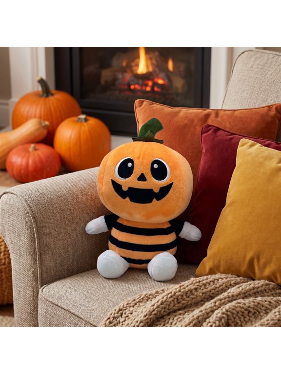 Halloween Pumpkin Doll Cute Soft Stuffed Toy Holiday Party Home Decor Gift