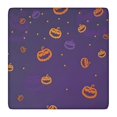 thumbnail image 1 of Halloween Pumpkin Dots Pattern Square Fitted Tablecloth with Elastic Edge,Square Table Cover,Washable Elastic Table Cover for Home Kitchen Party Decor 36"x36", 1 of 6