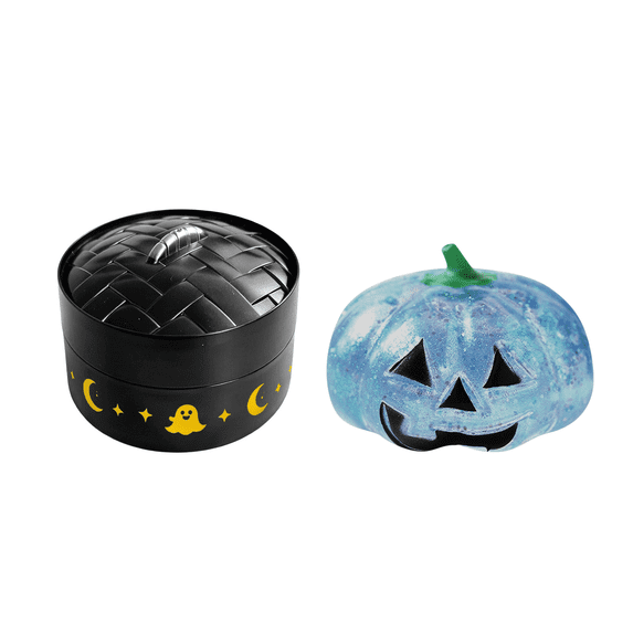 Halloween Pumpkin Dumpling Squeeze Mystery Box, Mystery Squishy Dumpling, Cute Squishy Dumpling Stress Relief Toy with Realistic Texture, Glitter Stress Relief Squeeze Balls, Party & Birthday Gifts