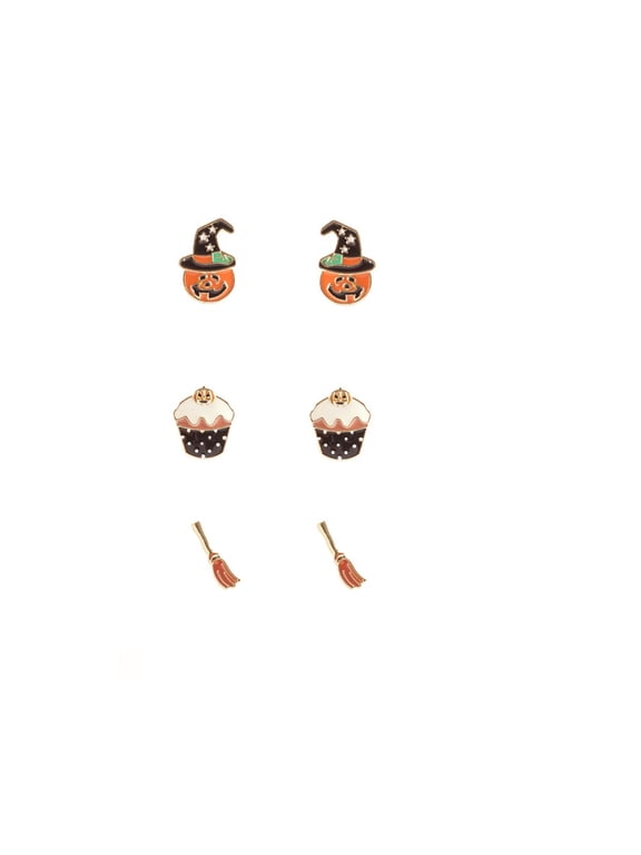 Halloween Pumpkin Earring Set