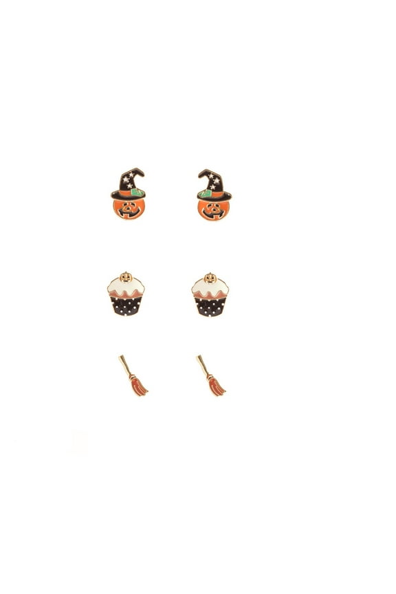 Halloween Pumpkin Earring Set
