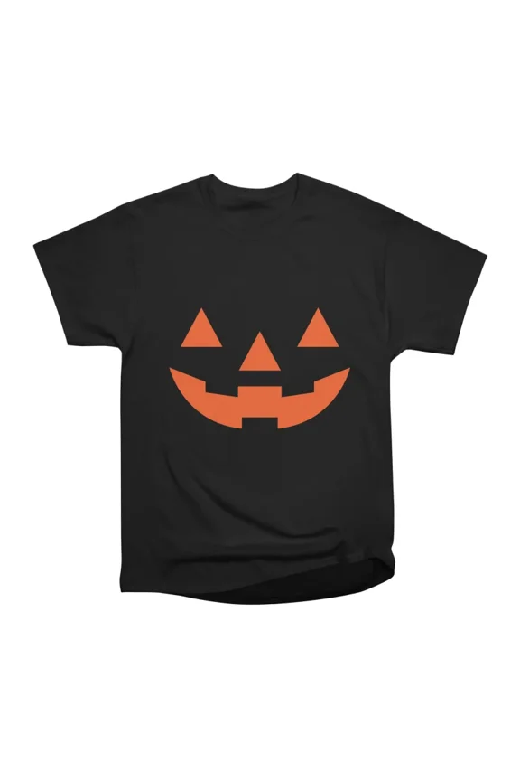 Halloween Pumpkin Face Classic JackOLantern Halloween Face Design T-Shirt Tee Gift For Him