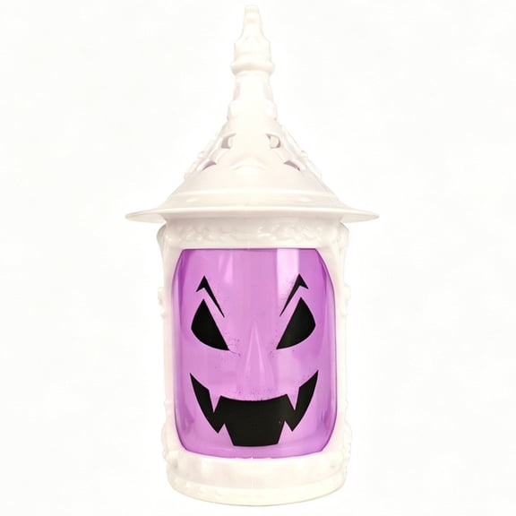 Halloween Pumpkin Face Mini LED Flickering Candle Vintage Desktop Light Decor