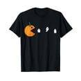 thumbnail image 1 of Halloween Pumpkin Face Patch Costume Men Women Fun Kids Boys T-Shirt, 1 of 5