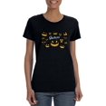thumbnail image 1 of Halloween Pumpkin Faces Women T-Shirt, Female XX-Large, 1 of 4