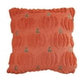 thumbnail image 1 of Halloween Pumpkin Fall Throw Pillow Covers 18x18 Inch Autumn Cushion Covers with 3D Embroidery Soft Plush Pillow Cases for Sofa Couch Living Room Bedroom Farmhouse Thanksgiving Halloween, 1 of 7