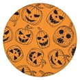 thumbnail image 1 of Halloween Pumpkin Festival Elastic Fitted Tablecloth 52 Inch Round - Washable Spooky Design Table Cover for Party Dining, 1 of 6