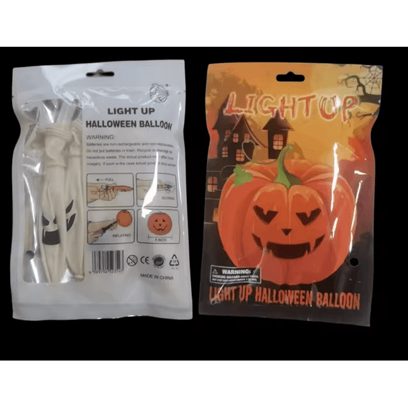 Halloween Pumpkin Foil Balloon Decoration F07M1-76 White