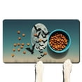thumbnail image 1 of Halloween Pumpkin Ghost Dog Mat for Food and Water Absorbent No-Slip 17x30 Inch Dog Bowl Mat Evil Pumpkin Ghost Dog Feeding Mat Dog Water Bowl Mat for Messy Drinker, 1 of 7