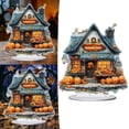 thumbnail image 1 of Halloween Pumpkin Ghost House Decoration 2D Acrylic Bedroom Desktop Gift, 1 of 5
