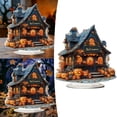 thumbnail image 1 of Halloween Pumpkin Ghost House Decoration 2D Acrylic Bedroom Desktop Gift, 1 of 5