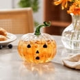 thumbnail image 1 of Halloween Pumpkin Glass Cup with Lid, Cute Pumpkin Face Tumbler Drinking Glass for Cocktails Water Juice, Spooky Glassware for Party Bar Decor, Spooky Glass Cup, Multicolor, Style C, 1 of 6