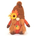 thumbnail image 1 of Halloween Pumpkin Harvest Festival Maple Leaf Faceless Puppet Gnome Thanksgiving Autumn Doll Ornament, 1 of 2