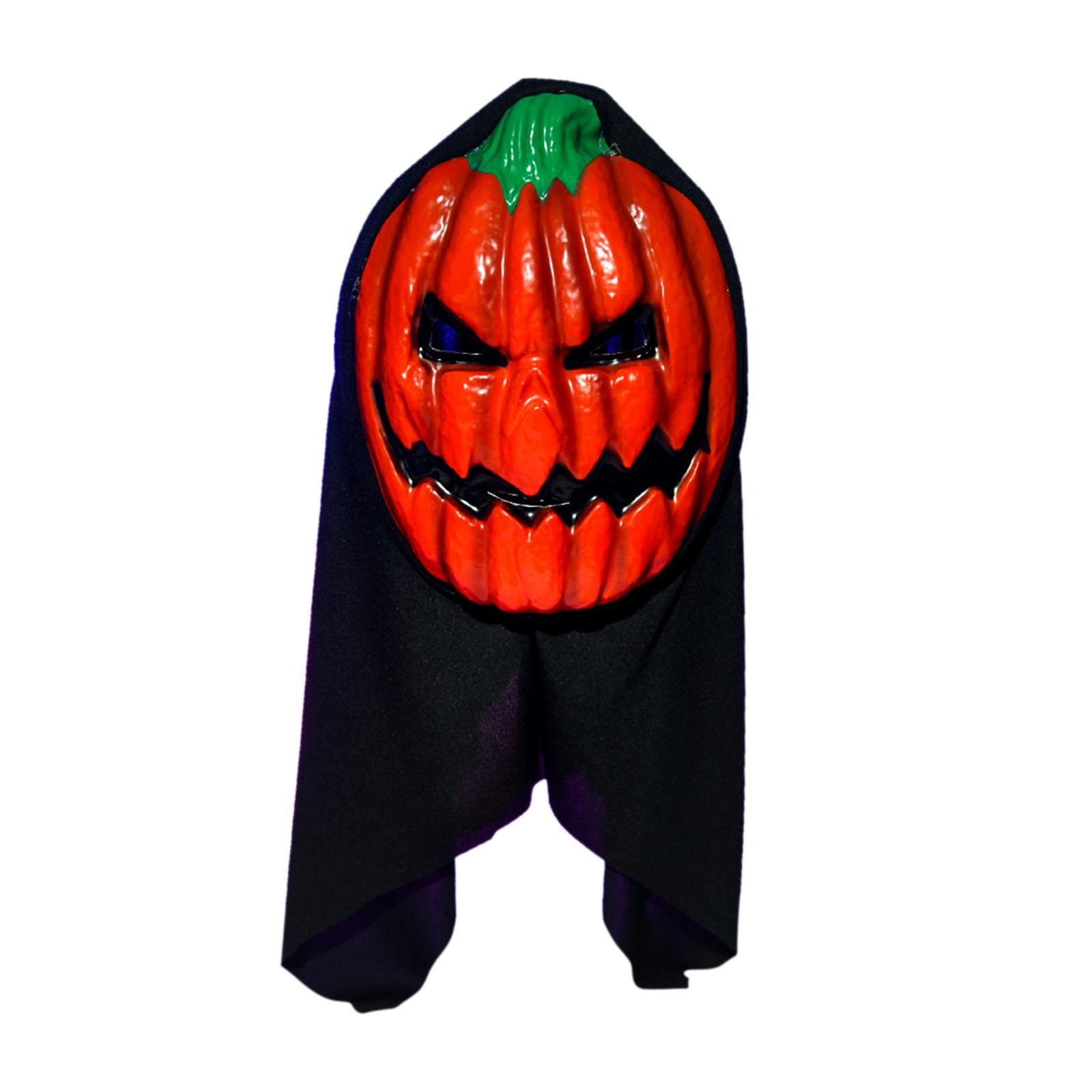 Halloween Pumpkin Head Costume Party Accessories for Haunted House Show Orange