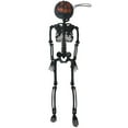 thumbnail image 1 of Halloween Pumpkin Head Skeleton Decor - , Hanging, Scary Design, for Party Home Garden Decor, 1 of 4