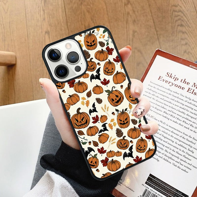 Halloween Pumpkin Horror Phone Case cover For iPhone 14 13 15 Pro Max Coque 12 11 Pro Max For