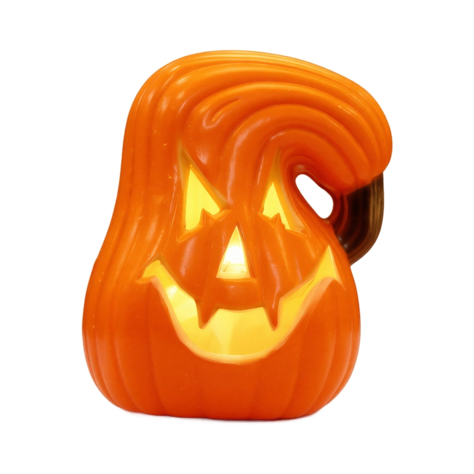 Halloween Pumpkin Jack-O'-Lantern LED Light Up Ornament Halloween Decor