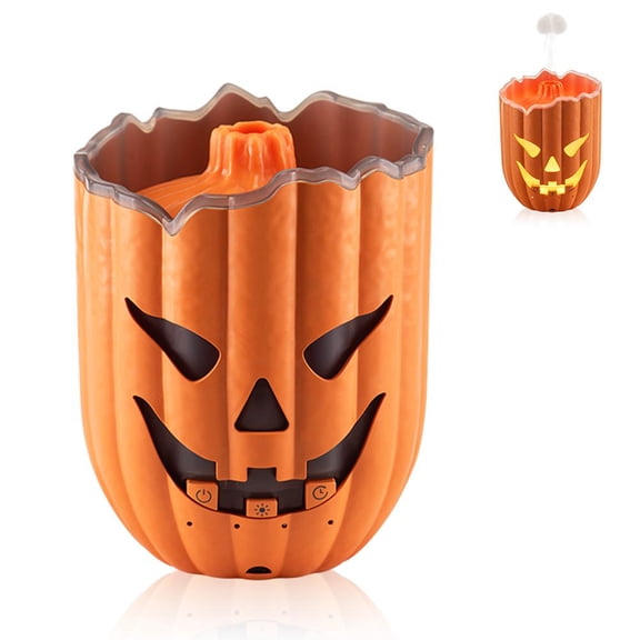Halloween Pumpkin Lamp Aromatherapy Machine,300ML Spooky Pumpkin Diffuser