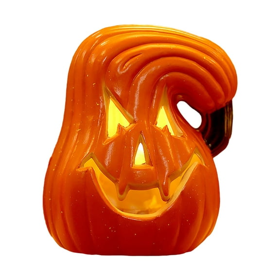 Halloween Pumpkin Lamp Halloween Decor, Spooky Light Up Pumpkin Decor, Halloween Glowing Pumpkin Night Light for Home Party