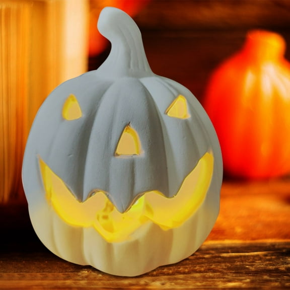 Halloween Pumpkin Lamp, Halloween Light-up Pumpkin Lamp Pumpkin Decoration for Home Office Haunt House Party Decorations
