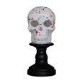 thumbnail image 1 of Halloween Pumpkin Lantern Electronic Candle Decoration, Flameless LED Tealight Prop with Warm Flickering Glow for Tabletop Mantel Shelf Party Scene Setting Fall Accent Ornament for Safe Home Styling, 1 of 6
