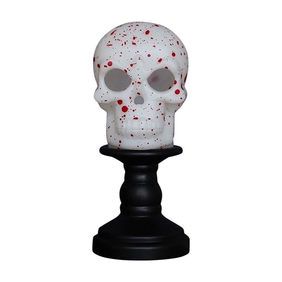 Halloween Pumpkin Lantern Electronic Candle Decoration, Flameless LED Tealight Prop with Warm Flickering Glow for Tabletop Mantel Shelf Party Scene Setting Fall Accent Ornament for Safe Home Styling