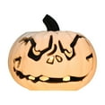 thumbnail image 1 of Vintage Halloween Pumpkin Lantern - Battery Powered Light Up Pumpkin Decor with Classic Design for Indoor Outdoor Use - Festive Tabletop, Garden, and Haunted House Tabletop Decorations, 1 of 5