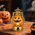 thumbnail image 1 of Halloween Pumpkin Lantern Night Light, Portable Handheld LED Decor with Warm Glow for Table Window Display, 1 of 4
