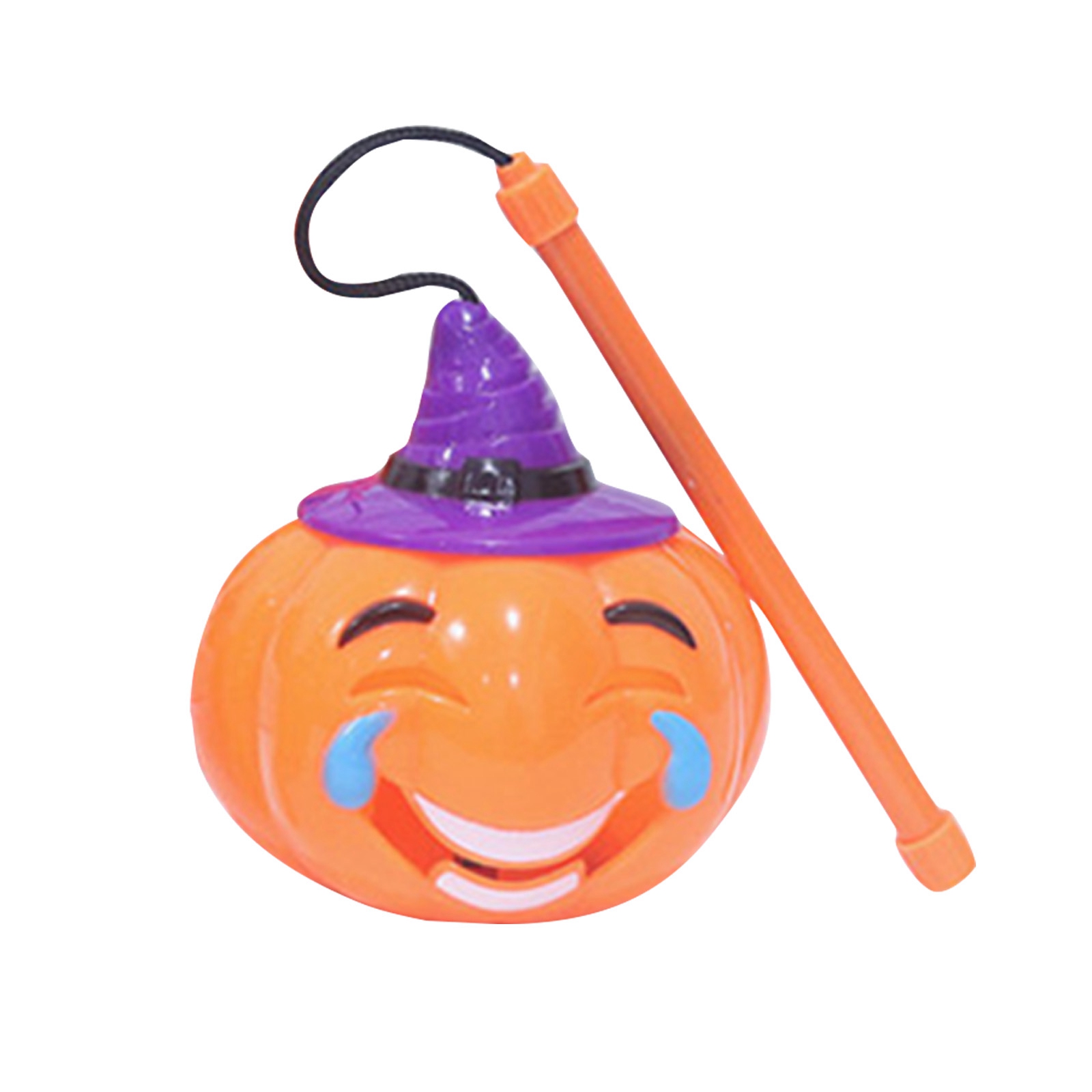 Halloween Pumpkin Lantern with Witch Hat - Light Up Jack O Lantern ...