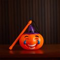 thumbnail image 1 of Halloween Pumpkin Light Portable Lantern with Funny Expressions Handheld LED Lamp for Kids Party Kindergarten Trick or Treat Props, 1 of 6
