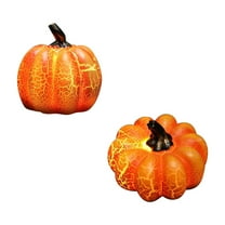 Halloween Pumpkin Lights, Light Up Pumpkins Tabletop Decor, Lighted Pumpkin Lamp Battery Operated Table Centerpiece, Halloween Party Gift
