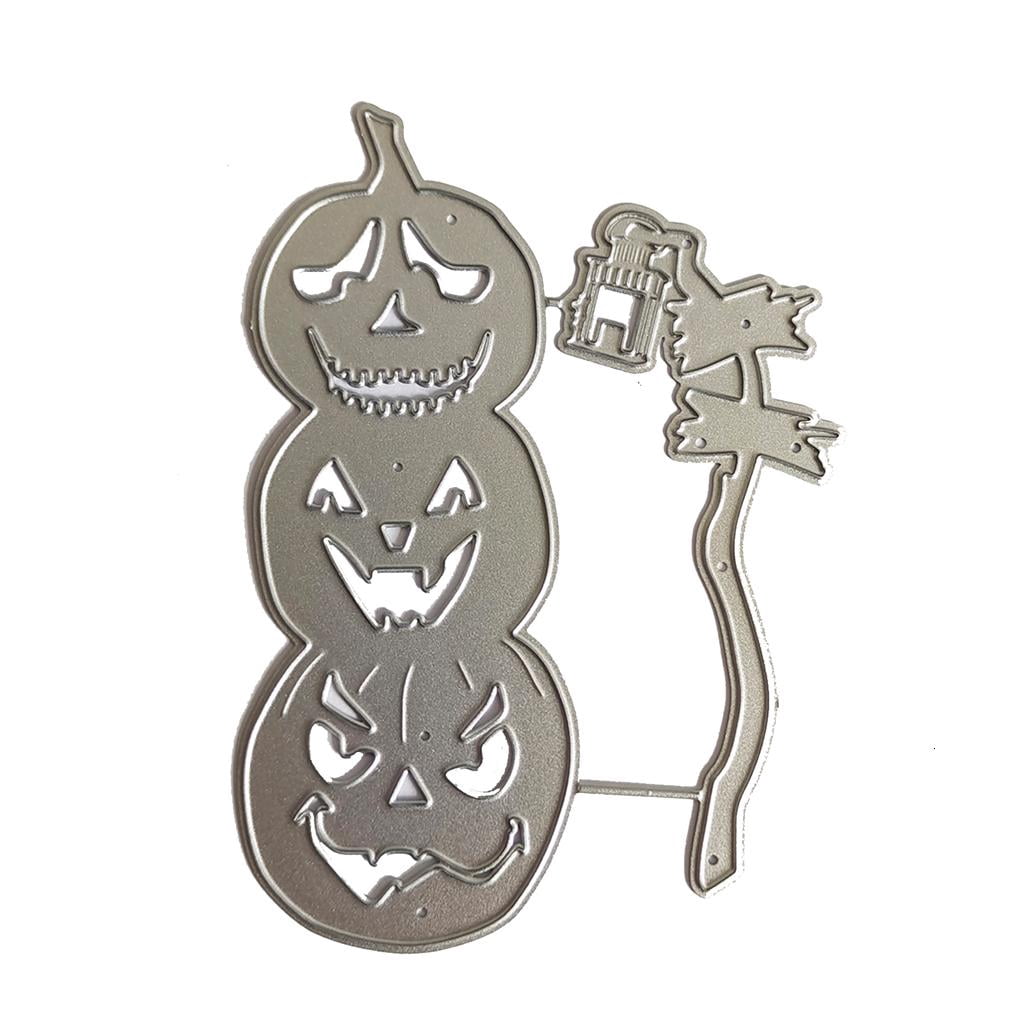Halloween Pumpkin Metal Cutting Dies Stencil Scrapbook Album Paper Card ...