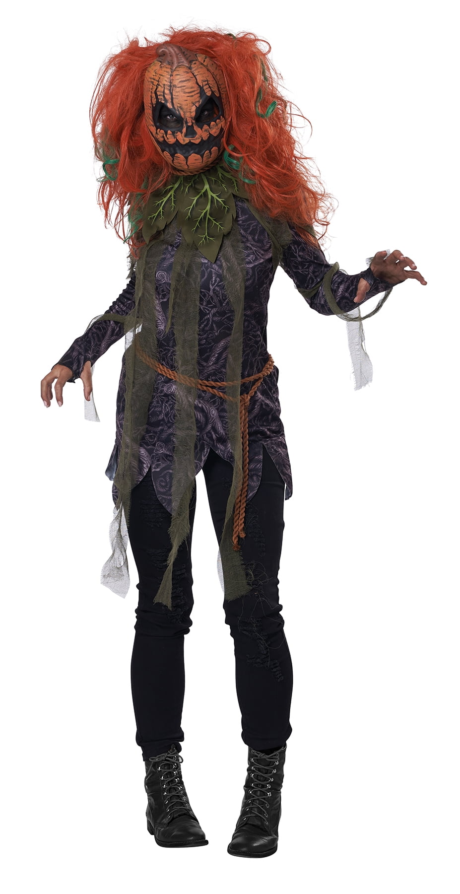 Scary Halloween Pumpkin Monster Horror Adult Costume, Size: X-Small ...