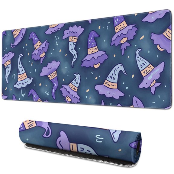 Halloween Pumpkin Mouse Pad,Rectangle Large NonSlip Rubber Base Mousepad for Laptop Office Mouse Mat for Gaming Gift (31.5x11.8in)