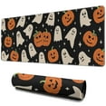 thumbnail image 1 of Halloween Pumpkin Mouse Pad,Rectangle Washable NonSlip Rubber Base Mousepad for Laptop Office Mouse Mat for Gaming Wireless Mouse (31.5x11.8in), 1 of 7