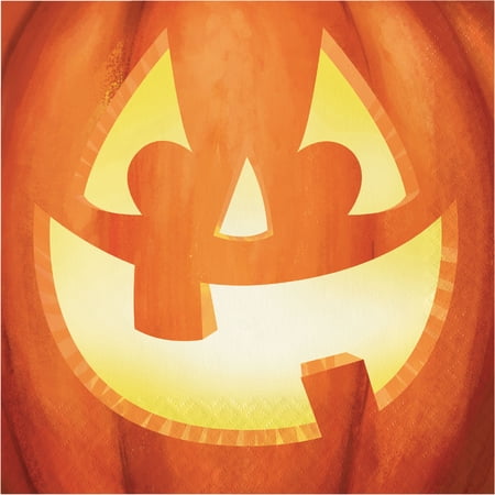 Halloween Pumpkin Napkins, 48 ct